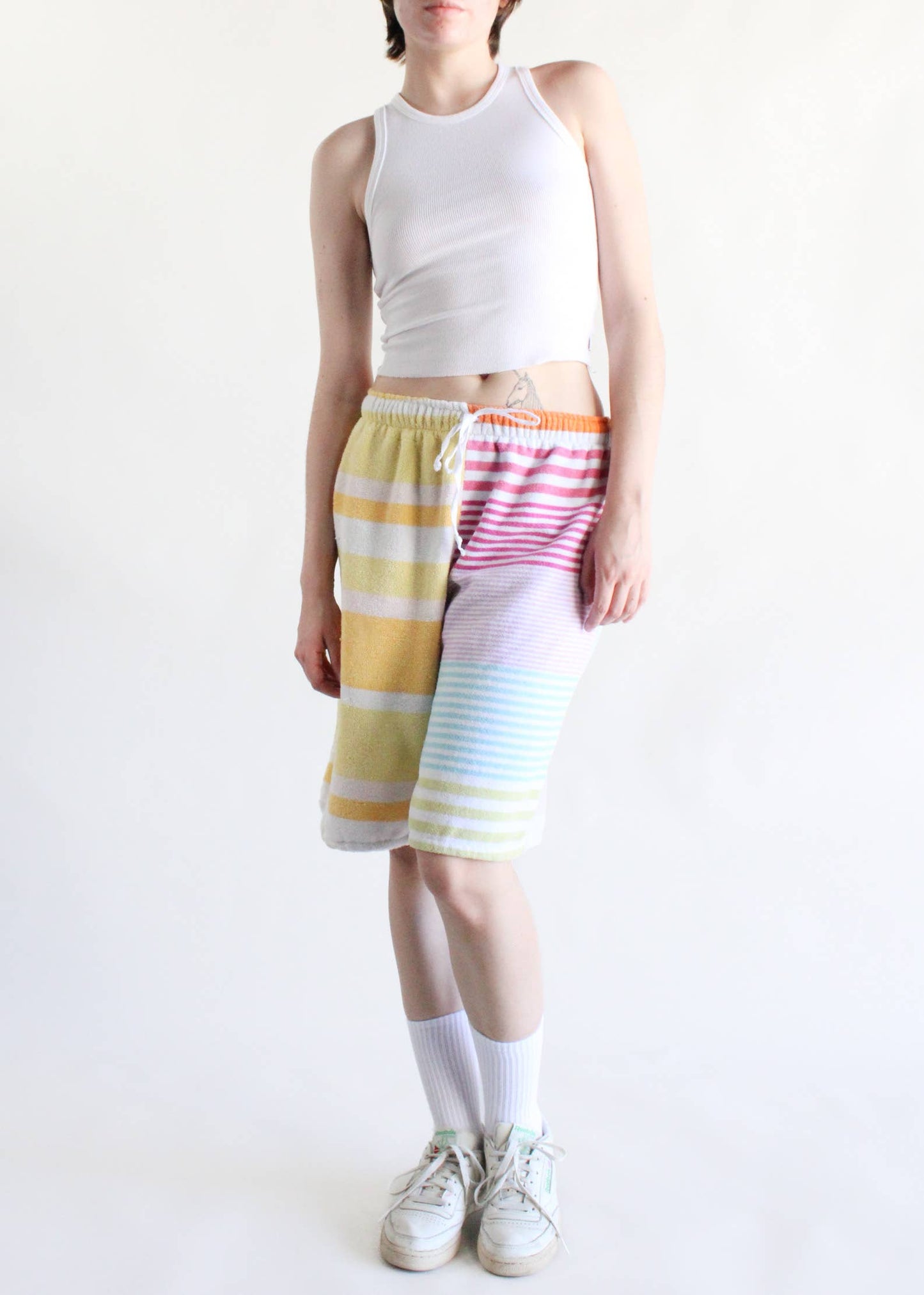 American Recycled Clothing - Pieced Terry Wide Leg Jort Bundle