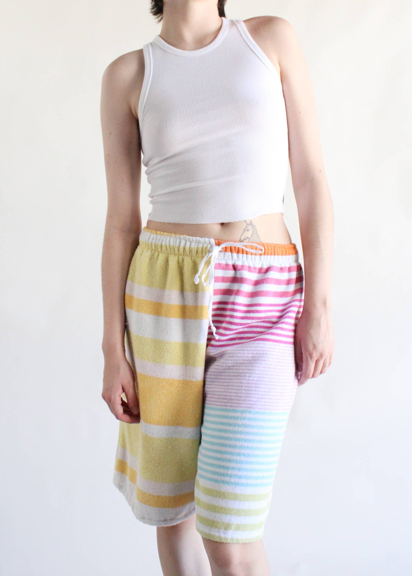 American Recycled Clothing - Pieced Terry Wide Leg Jort Bundle