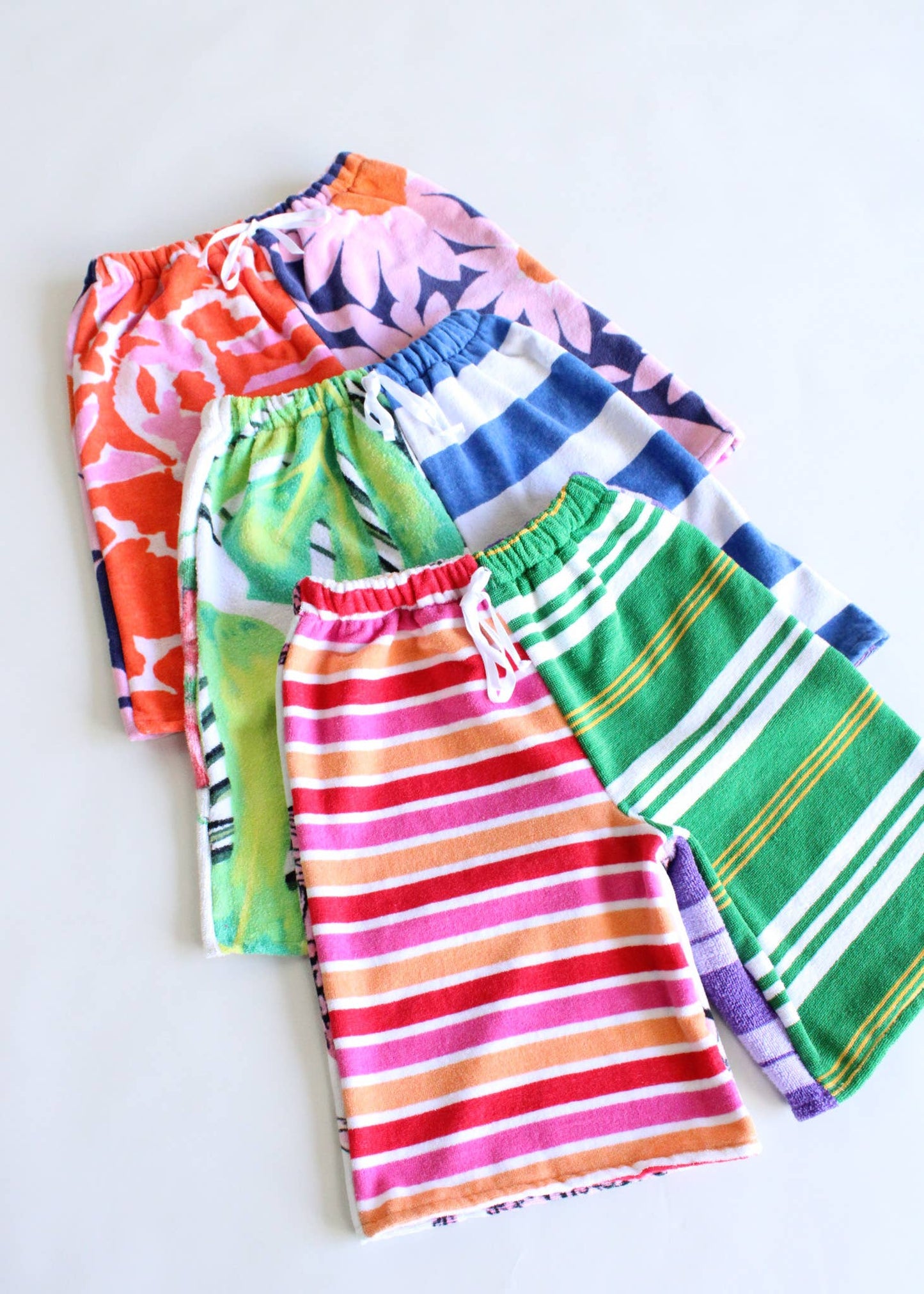 American Recycled Clothing - Pieced Terry Wide Leg Jort Bundle