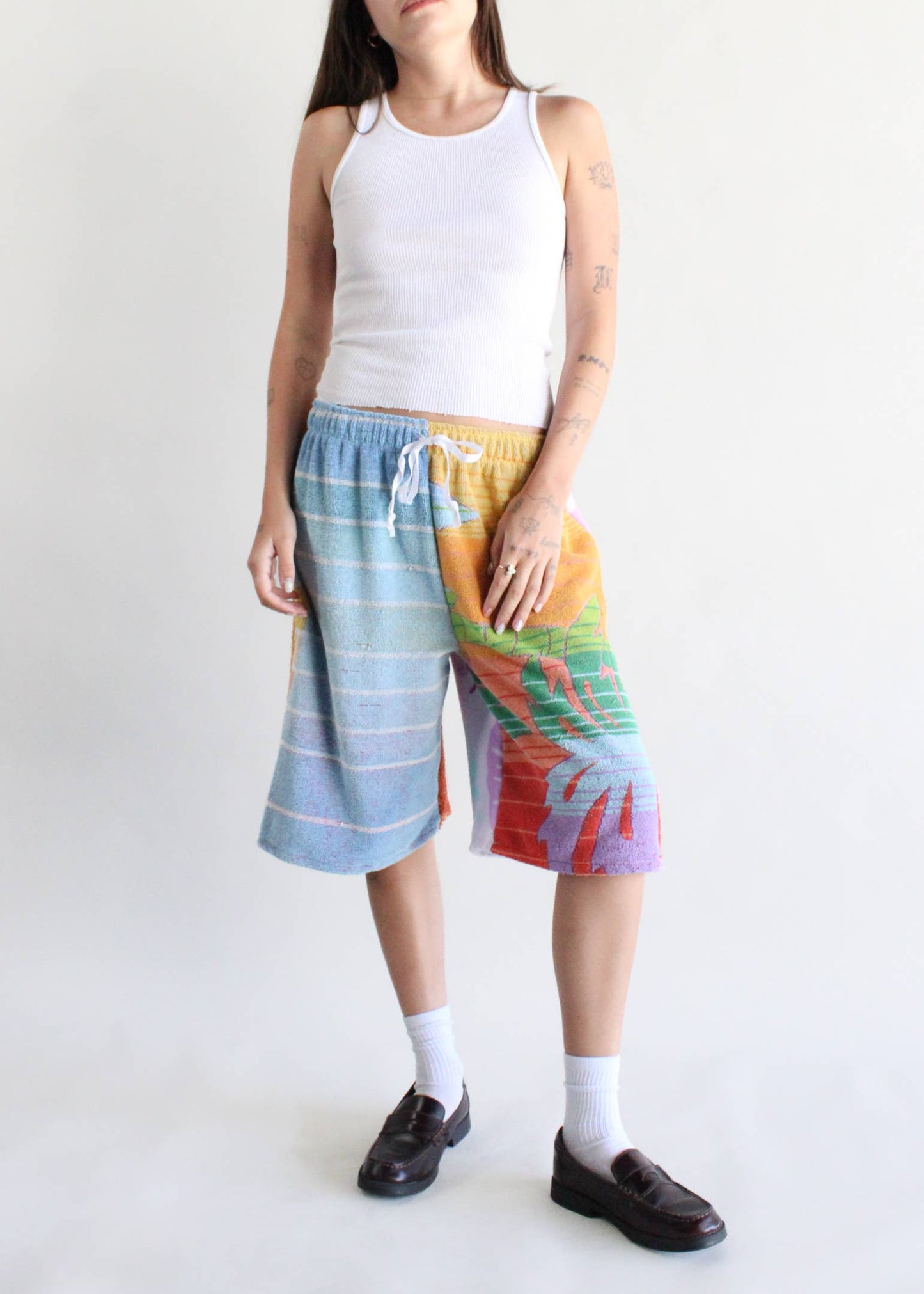 American Recycled Clothing - Pieced Terry Wide Leg Jort Bundle