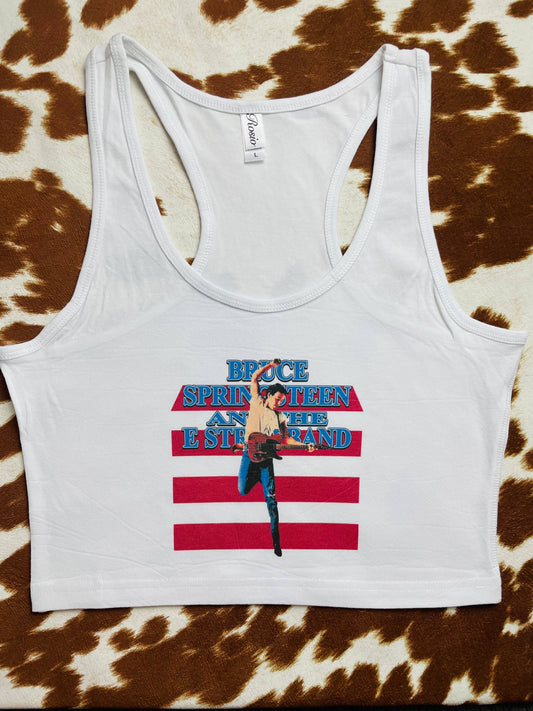 Wilde roots - Bruce Racerback Cropped Tank