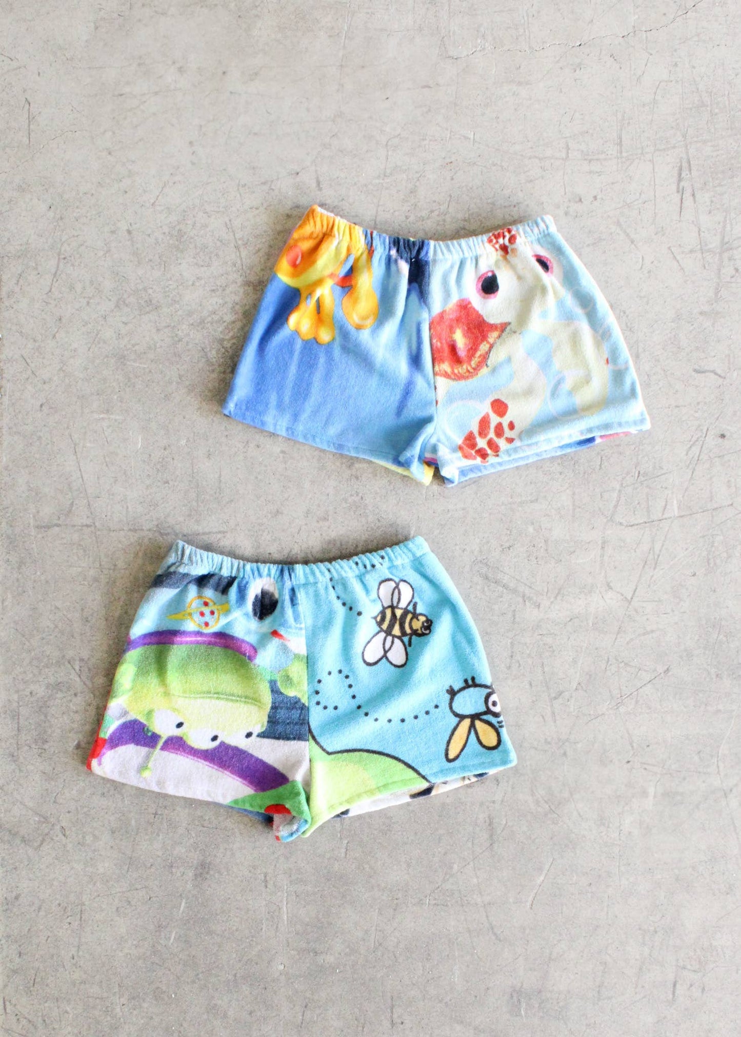 American Recycled Clothing - Cartoon Towel Short Bundle