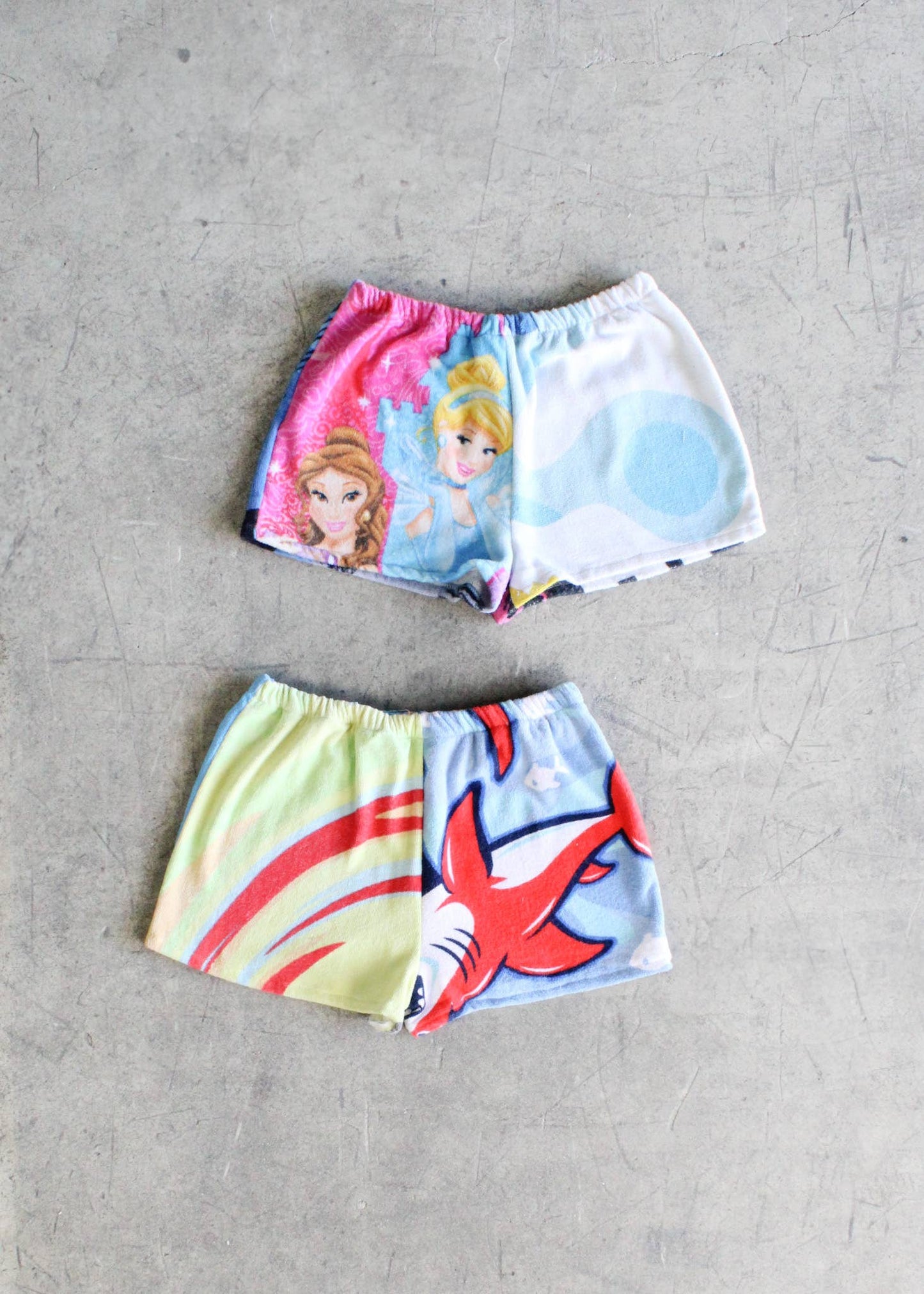 American Recycled Clothing - Cartoon Towel Short Bundle